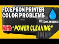 Epson Printer Not Printing Colors? Fix with Power Cleaning (100% Works!)