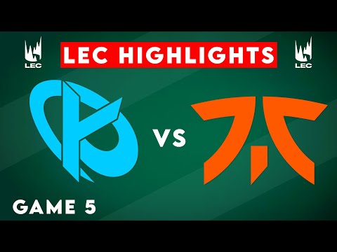 KC vs FNC Game 5 Highlights | LEC 2025 Winter Playoffs | Karmine Corp vs Fnatic