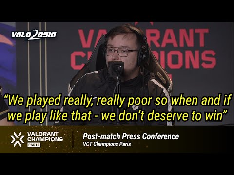 GIANTX (NRG vs. GX) Post-Match Press Conference at VCT Champions Paris 2025