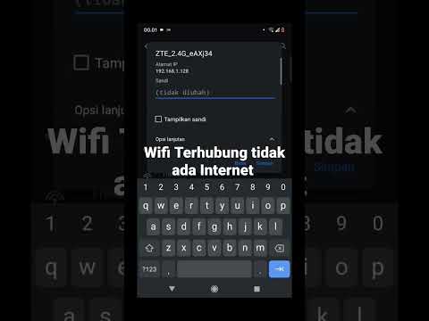 WiFi terhubung tidak bisa internet #shorts