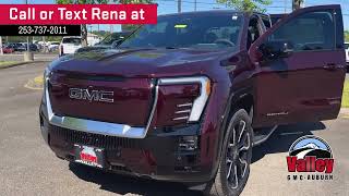 🔥 Just Arrived: 2025 GMC Sierra EV Denali in Dark Ember Tintcoat – Now Available at Valley GMC!