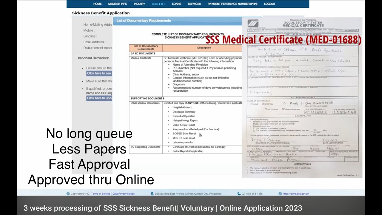 3 Weeks Processing Of SSS Sickness Benefit Voluntary Online 3 Weeks Processing Of SSS Sickness Benefit Voluntary Online