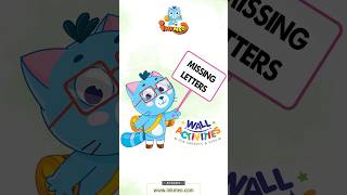Discovering Missing Letters with Reusable Multipurpose Creative Roll | Inkmeo Fun Wall Activities