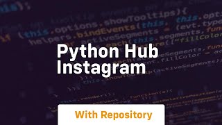 python hub instagram