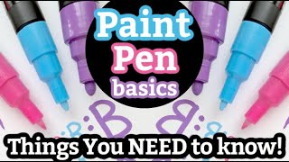 Paint Pen Basics for Painting on Rocks and More! || How to Prime Posca Pens & Burping Paint Markers