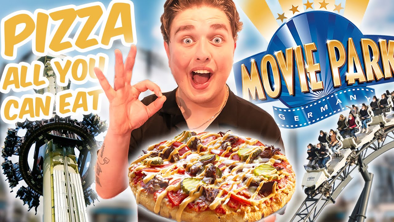 ALLES testen beim Freizeitpark ALL YOU CAN EAT! 😍🍕