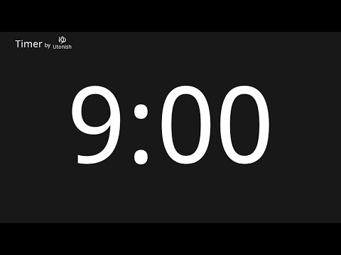 9 Minute Countup Timer