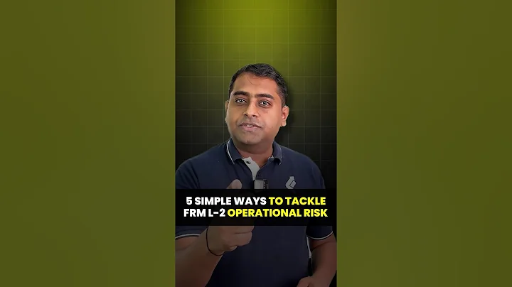 5 Simple Ways to tackle FRM L-2 Operational Risk Book | #fintelligents #frm #frmlevel2