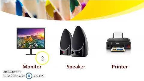 Std:4 Chapter-1 Computer: Input - Output Devices (Part-3)