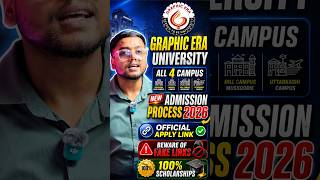 Graphic Era University Admission Process 2026🔥 | Graphic Era University Dehradun