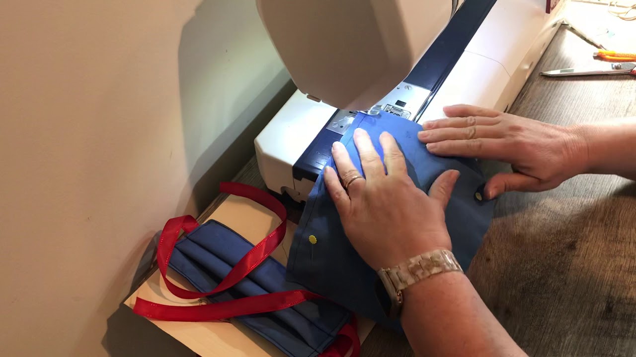 Homemade Ribbon face mask