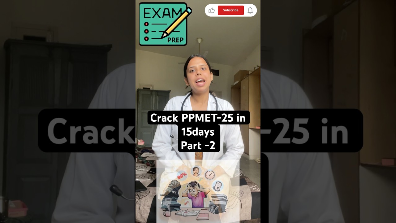 PPMET exam prep in 15 days 