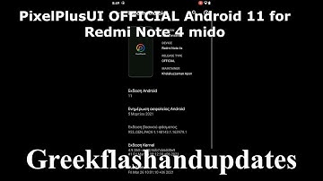 PixelPlusUI OFFICIAL Android 11 for Redmi Note 4 mido