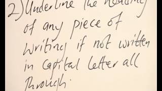 ITALICS OR UNDERLINING PART 2