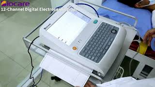 iE 12A 12 lead 12 channel Digital Electrocardiograph: ECG Machine for Accurate Cardiac Diagnosis