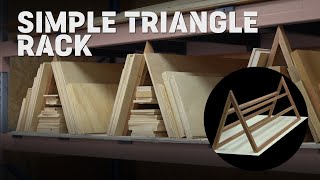 Build Simple Wood Storage Rack / DIY