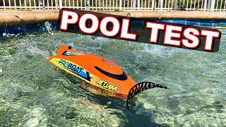MUST HAVE Summer Pool Boat! - Proboat Jet Jam Kiddie Pool Test - TheRcSaylors