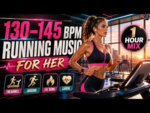 130–145 BPM 🏃 Running Music 2026 For Her | 1 Hour Treadmill Jogging & Fat Burn Mix |Best Gym Workout