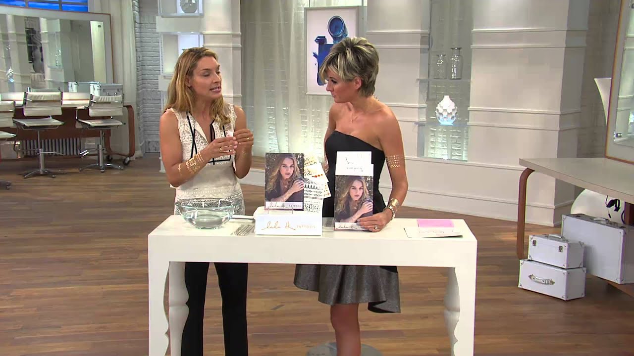 Lulu DK S/3 Temporary Tattoos Sandrine Collection with Shawn Killinger