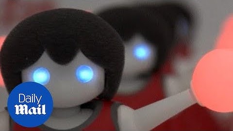 Tiny self-balancing robot cheerleaders unveiled in Japan - Daily Mail