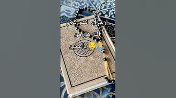 القرآن الكريم. رفيق الروح ✅❤️‍🩹