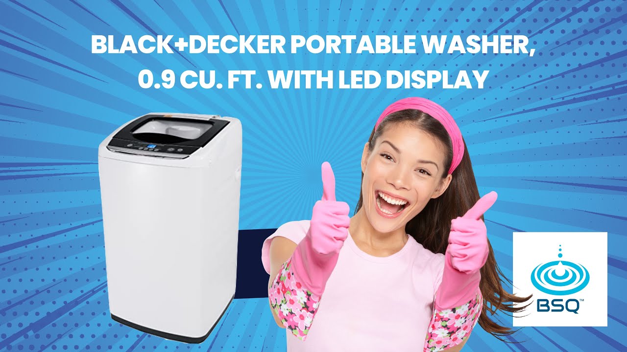 🚿 Step-by-Step Installation Guide for Your BLACK+DECKER Portable Washer! 🚿 - YouTube