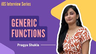 Generic Functions in Swift  in Hindi