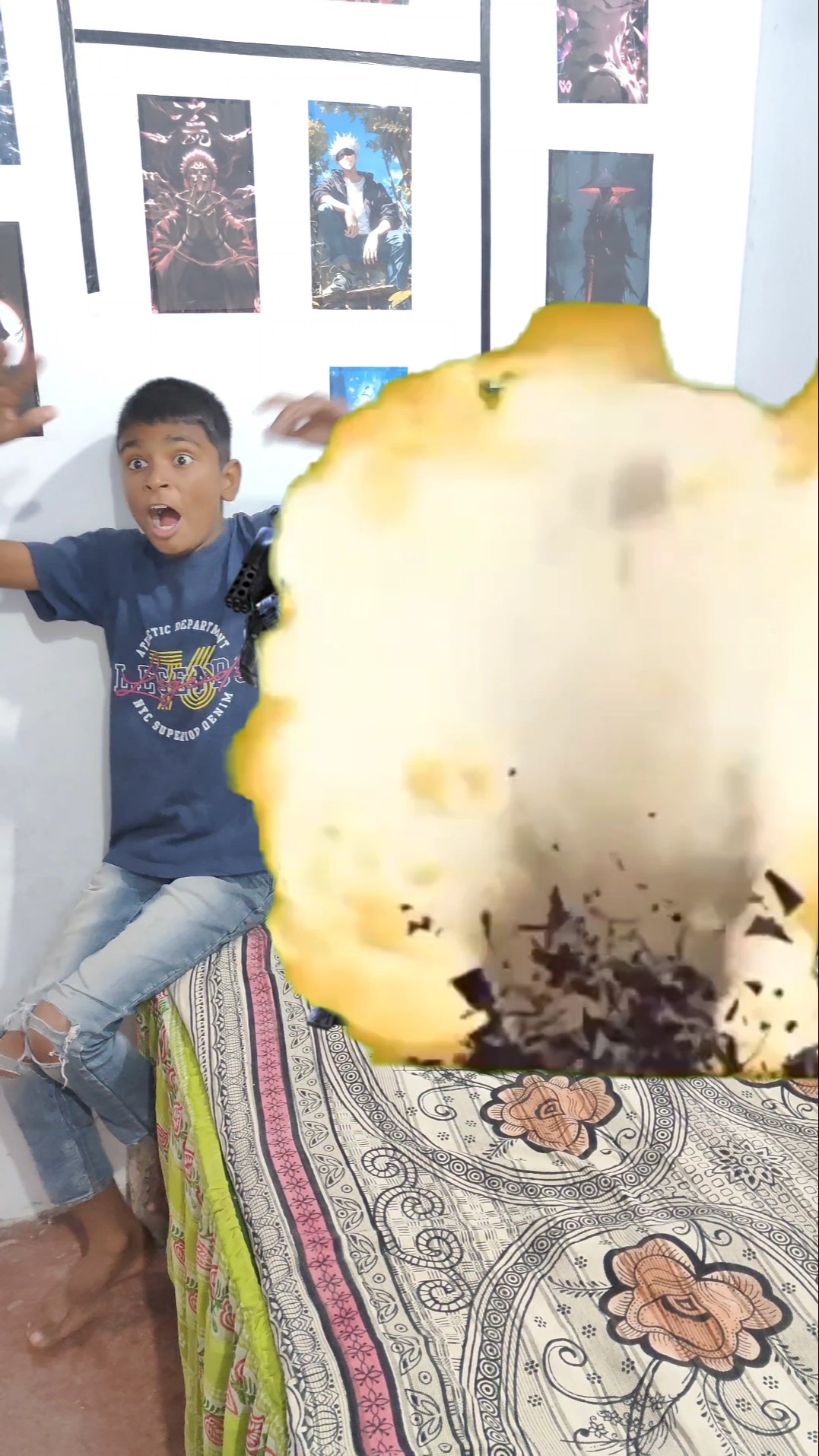 Garena Free Fire And Shaitan Bahiya Vs Chotu ?? #shorts#freefireshorts
