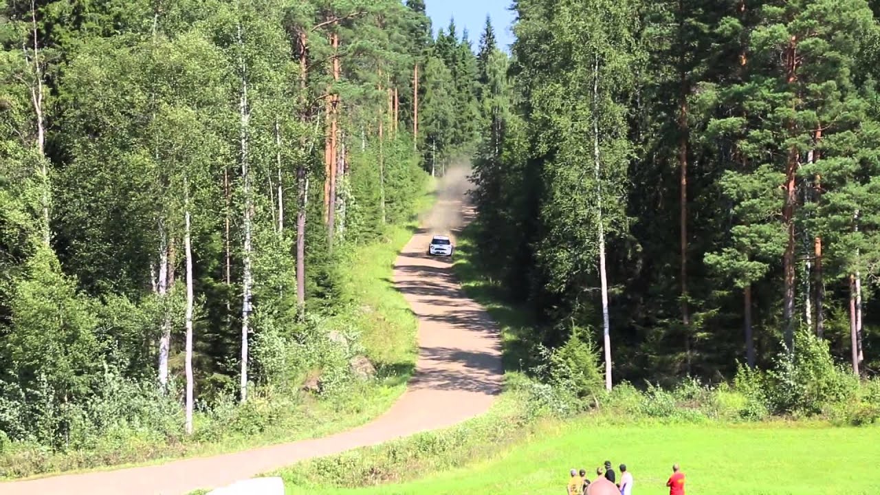 Jarkko Nikara testing for Rally Finland 2013