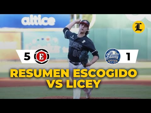 RESUMEN LEONES DEL ESCOGIDO VS TIGRES DEL LICEY | 11 DIC 2022 | PELOTA INVERNAL