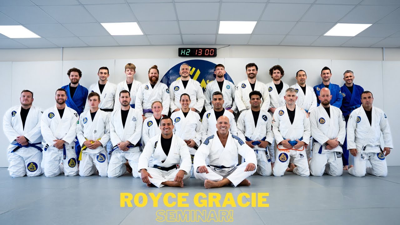 Royce Gracie Seminar 2023 at Gracie Swindon YouTube