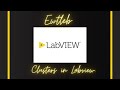 Clusters in LabVIEW