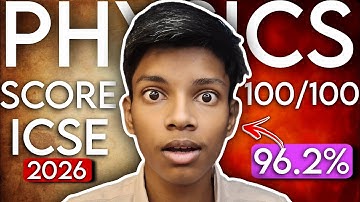 HOW I SCORED 93/100 IN PHYSICS COMPLETE GUIDE FOR ICSE 10TH BOARD EXAMS 2026