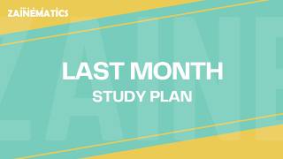 LAST MONTH STUDY PLAN FOR O LEVELS IGCSE AND A LEVELS