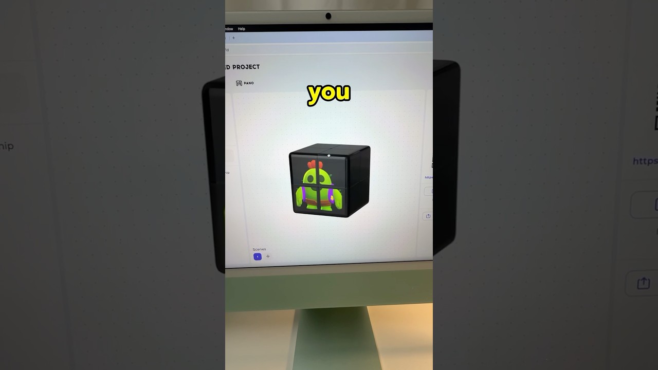 Playing video games on a Rubik’s cube!