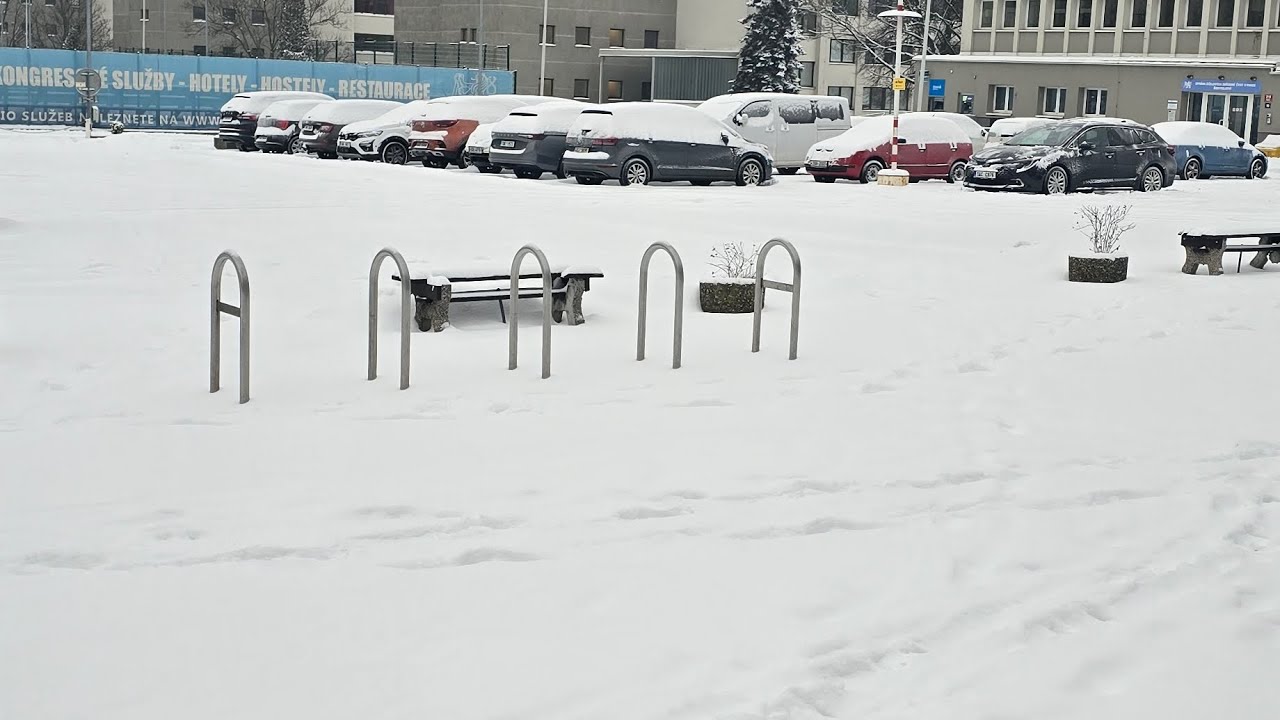 Winter season in prague (czech republic) @TimeForPrague @praguemusic @youtubecreators czechrepublic 