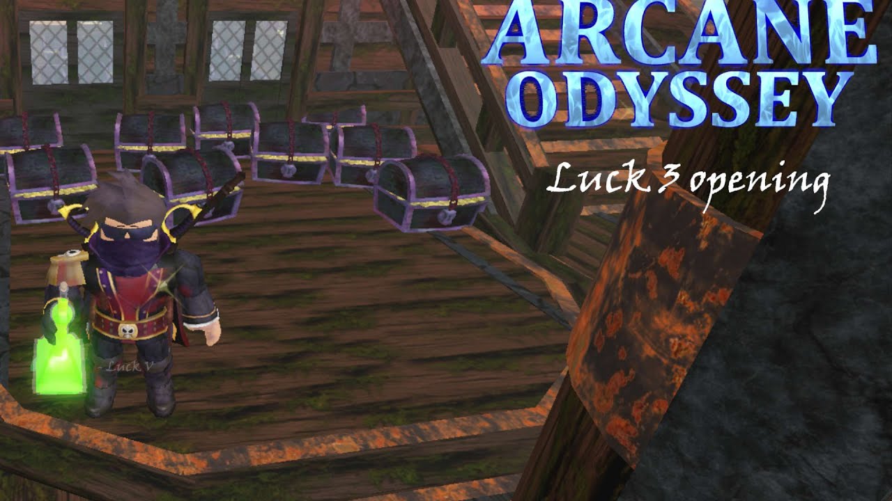 Luck 3 Dark sealed chests opening Arcane Odyssey (Roblox) YouTube
