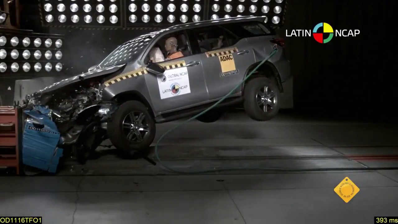 Save Tiang Listrik [Toyota Fortuner crash test]