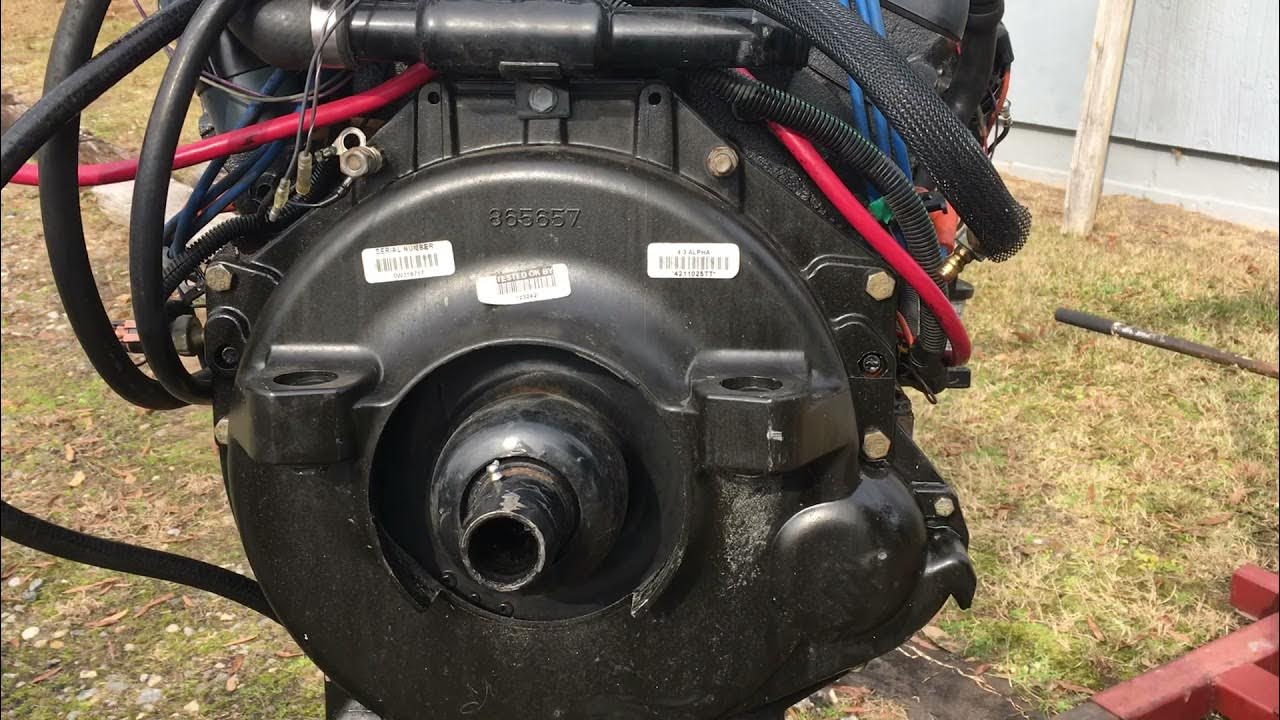 Part A Mercruiser 4.3 (2) Bellhousing Removal Prep YouTube