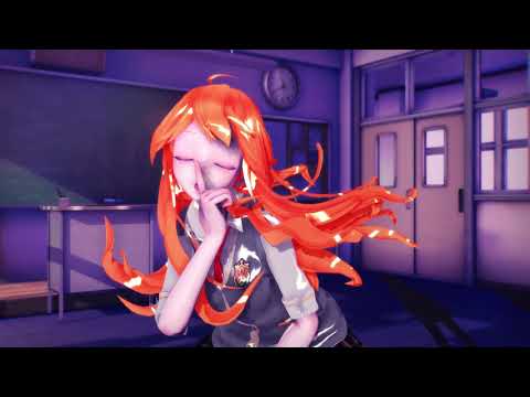 MMD 被害妄想携帯女子（笑）【Puddo-rau】