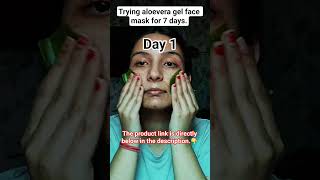 Aloevera gel face mask #aloeveragel #facemask #skincare #shorts