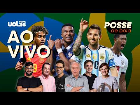 POSSE DE BOLA AO VIVO COM CASÃO, JUCA E+: INGLATERRA X ARGENTINA, FRANÇA X ESPANHA! O QUE ESPERAR?