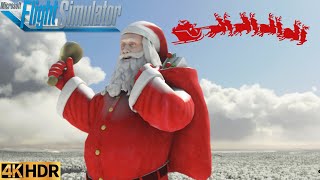 Merry Christmas & Happy New Year 2022 Santa Claus Is Coming to Town Microsoft Flight Simulator Movie screenshot 2