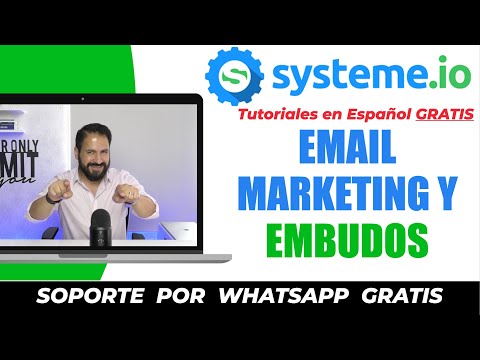 Embudos de ventas e email marketing gratis con systeme io  en Español Systeme