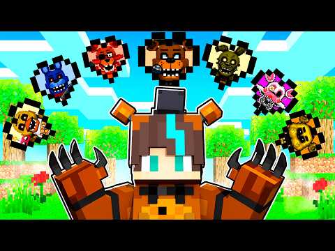 Minecraft PERO hay CORAZONES DE FNAF!💀🐻