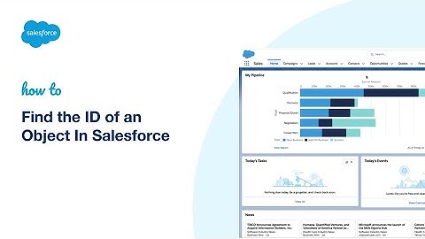 Find the ID of an Object in Salesforce | Salesforce Platform