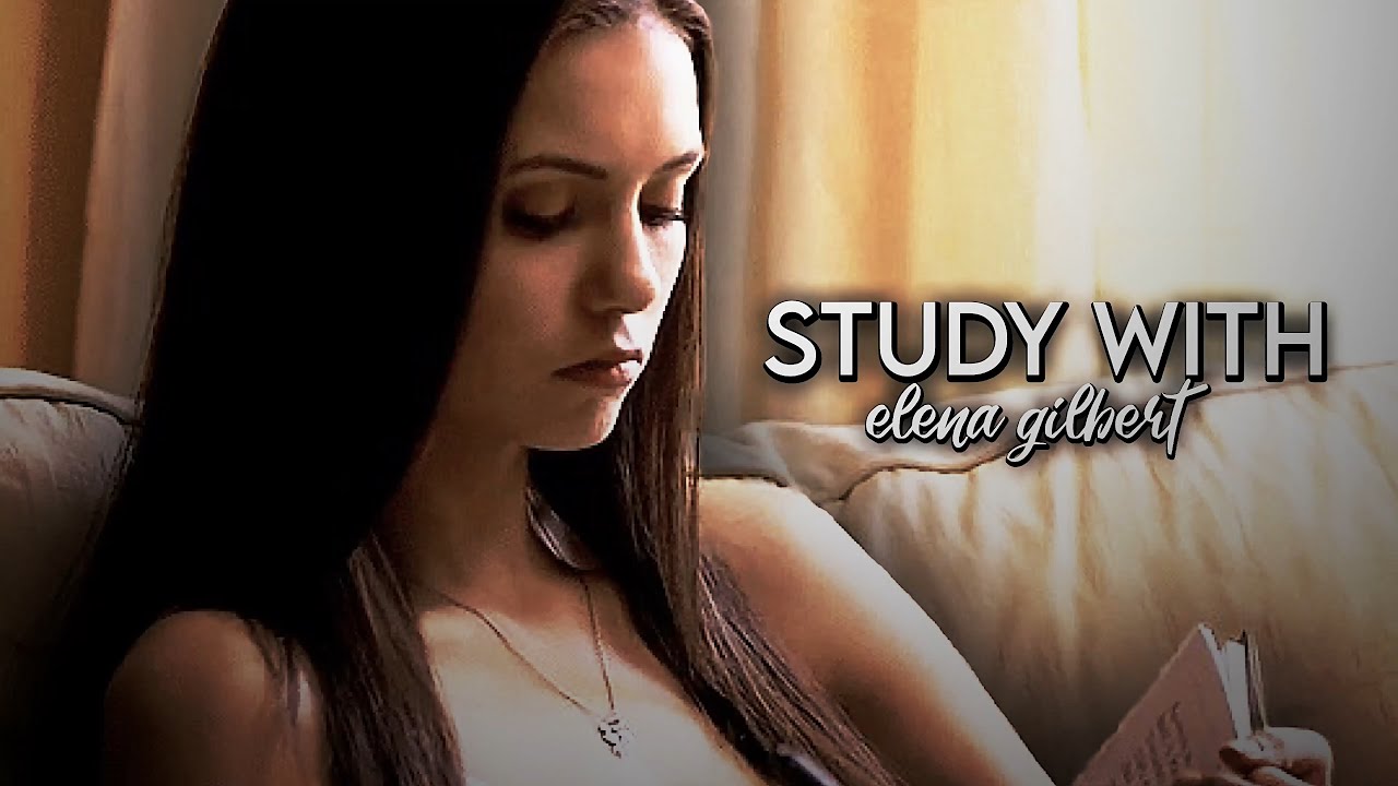 study with elena gilbert || pomodoro method + lofi music || (the vampire diaries)