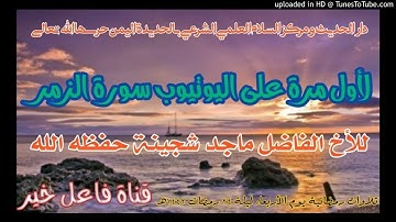 لأول مرة على اليوتيوب سورة الزمر_ للأخ الفاضل ماجد شجينة حفظه الله ليلة ٢٤ رمضان ١٤٤٢هـ