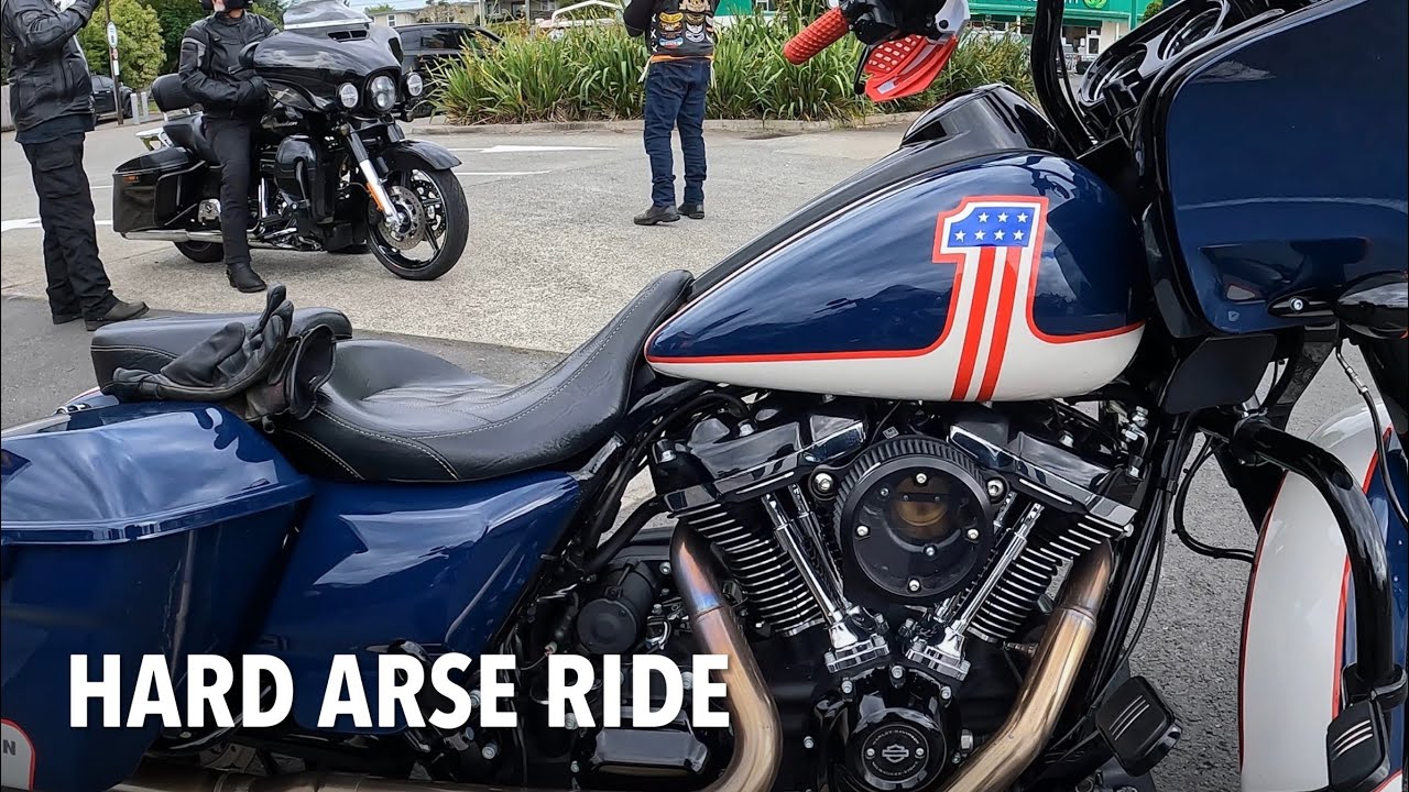 Auckland HOG Chapter Hard Arse Ride 2022 - YouTube