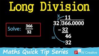 Long division and fractions
